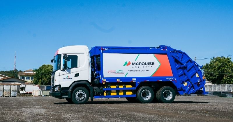 Marquise Ambiental recebe novo lote de caminhões Scania a biometano com investimento de R$ 25 milhões
