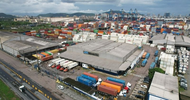 Movecta amplia frota e reforça operação entre terminais no Guarujá (SP)