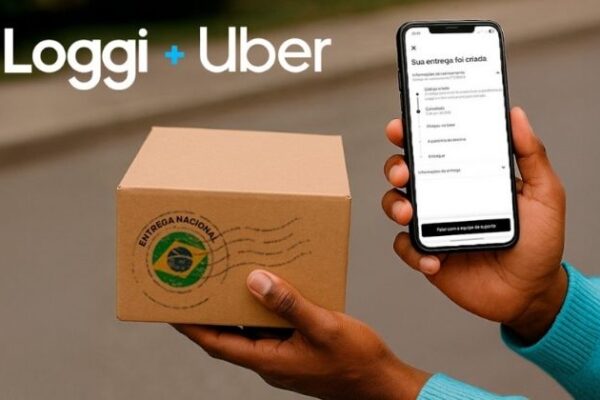 Uber e Loggi lançam serviço de entregas nacionais com cobertura em mais de 5,5 mil cidades