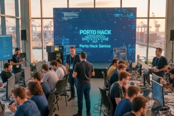 Porto Hack Santos 2025 desafia equipes com inteligência artificial aplicada ao PCS portuário