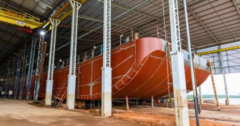 Amazonas tem R$ 1,25 bilhão em obras navais contratadas com recursos do Fundo da Marinha Mercante