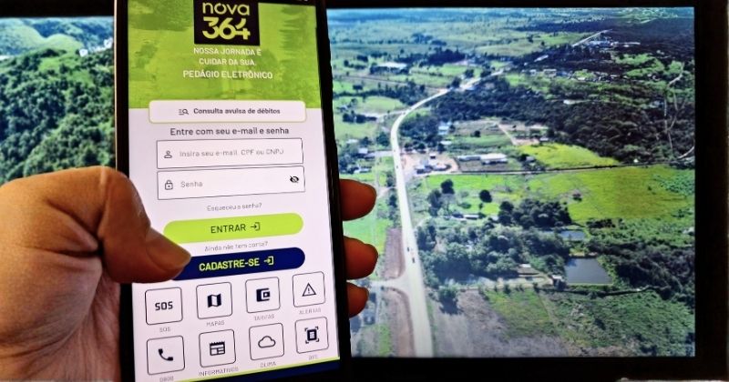 Nova 364 lança aplicativo para motoristas da BR-364 com cadastramento inicial aberto