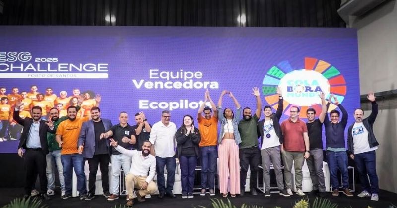 ESG Porto de Santos premia projetos de destaque no ColaBora Mundo 2025 em Santos