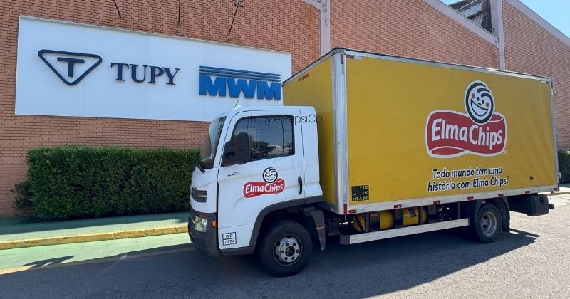 Tupy e PepsiCo transformam caminhão a diesel em veículo movido a biometano na frota logística