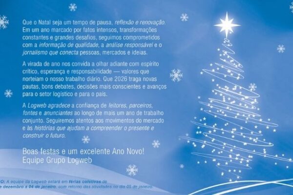 Logweb deseja boas festas a todos e retorna às atividades em 5/1