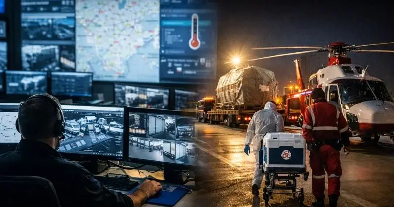Logística de operações críticas exige tolerância zero a falhas, rastreabilidade total e resposta imediata