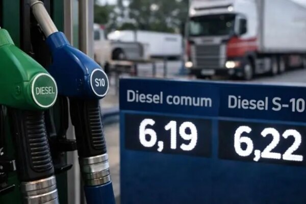 Preço do diesel fecha 2025 em queda no Brasil, segundo Edenred Ticket Log