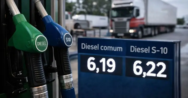 Preço do diesel fecha 2025 em queda no Brasil, segundo Edenred Ticket Log