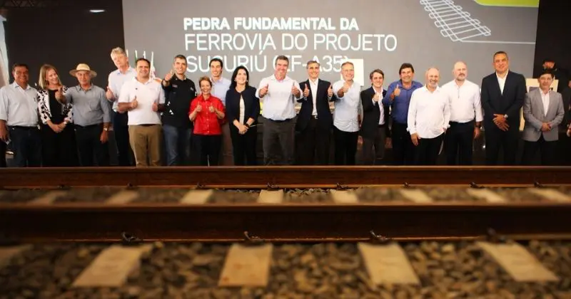 Arauco lança Pedra Fundamental da ferrovia do Projeto Sucuriú e inaugura nova shortline no Brasil