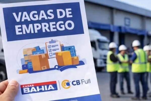 CB Full anuncia 200 vagas de emprego para reforçar a operação logística das Casas Bahia em oito estados