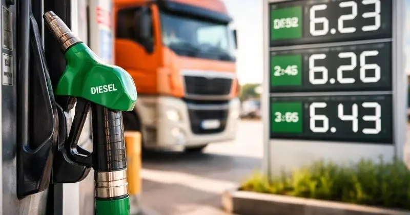 Preço do diesel recua na 1ª quinzena de fevereiro, aponta Edenred Ticket Log