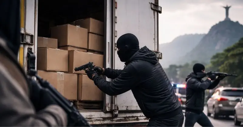 Roubo de carga gera prejuízo de R$ 314 milhões ao Rio de Janeiro em 2025, aponta a Firjan