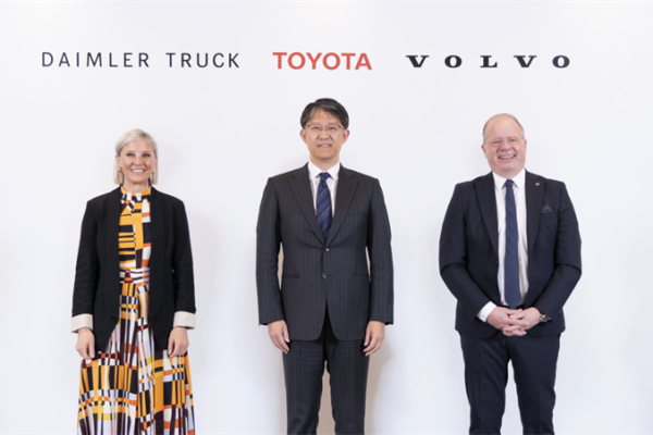 Acordo para desenvolvimento de células de combustível pode incluir Toyota em joint venture com Volvo e Daimler Truck