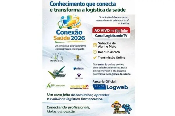 Conexão Saúde 2026 promove debates e atualização na logística da saúde com transmissão online