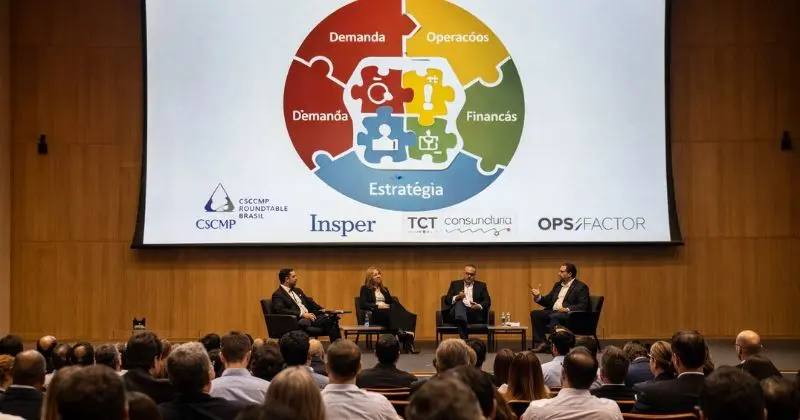 Evento gratuito sobre S&OP 360º discute integração entre planejamento, operações e estratégia na cadeia de suprimentos