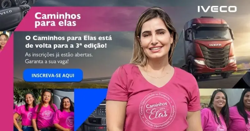 No mês da Mulher, IVECO abre inscrições para capacitação gratuita de motoristas no transporte de cargas
