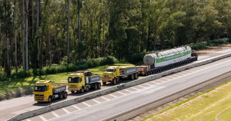 Projeto Sucuriú mobiliza transporte de cargas pesadas entre portos de Santos e Paranaguá rumo a Mato Grosso do Sul