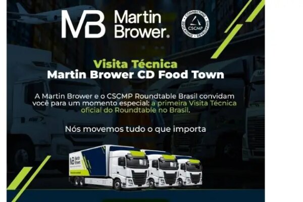 Visita técnica ao CD Food Town da Martin Brower abre a agenda do CSCMP no Brasil