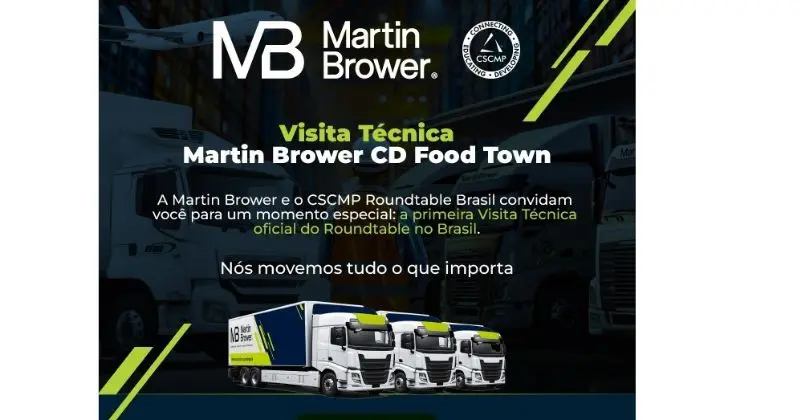 Visita técnica ao CD Food Town da Martin Brower abre a agenda do CSCMP no Brasil