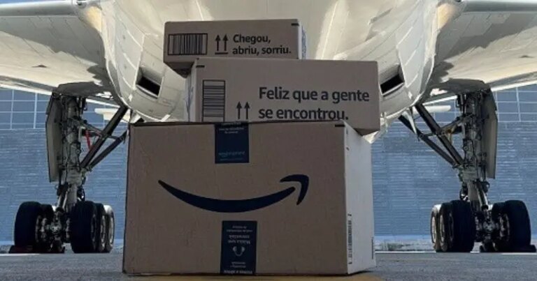 Amazon e Latam Cargo expandem rede de entregas aéreas via Brasília para acelerar distribuição de pacotes em nove estados brasileiros