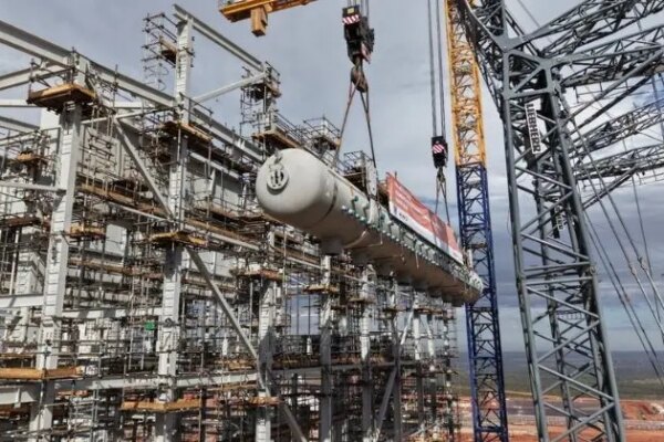 Arauco instala equipamento de 300 toneladas na maior caldeira de recuperação do mundo em fábrica de celulose no MS