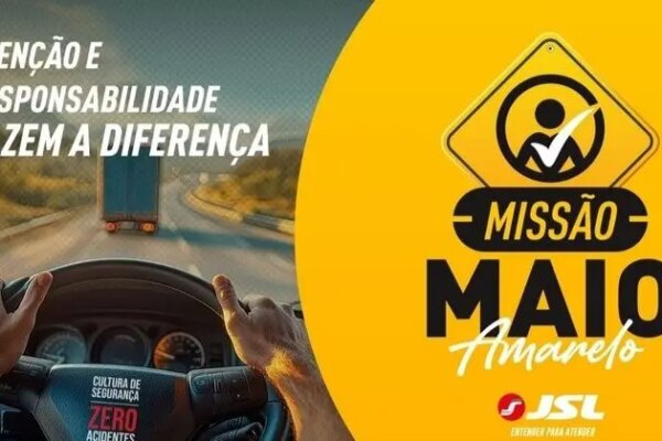 JSL lança campanha com quizzes e prêmios para motoristas em prol do Maio Amarelo