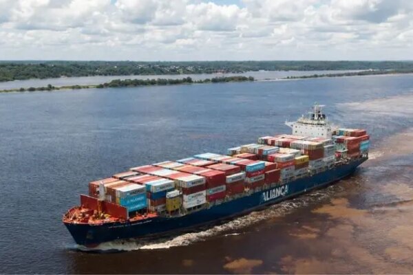 Nova rota de cabotagem expressa da Aliança reduzirá trânsito entre Itapoá e Manaus para 13 dias