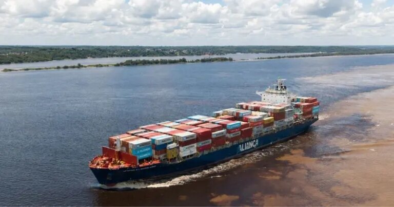 Nova rota de cabotagem expressa da Aliança reduzirá trânsito entre Itapoá e Manaus para 13 dias