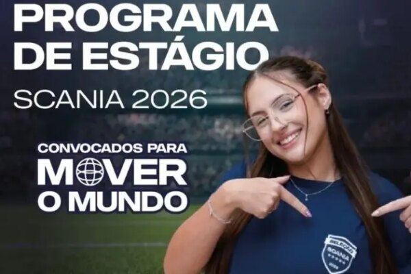 Programa de estágio da Scania abre inscrições para estudantes de cursos técnicos e graduação