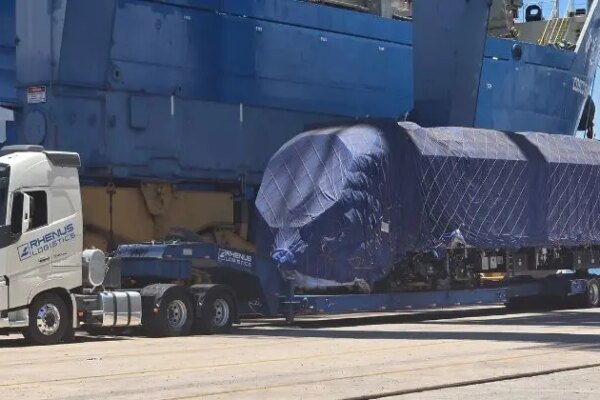 Rhenus Logistics coordena a entrega contínua de 24 novos trens para o Metrô de Belo Horizonte, MG