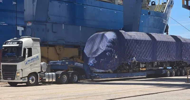 Rhenus Logistics coordena a entrega contínua de 24 novos trens para o Metrô de Belo Horizonte, MG