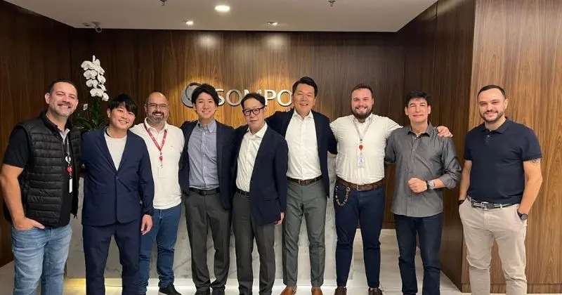 Sompo inicia primeiro projeto do Digital Lab com colaboração inédita entre Brasil, Vale do Silício e Tóquio