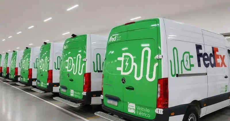 Frota elétrica da FedEx no Brasil cresce com 17 veículos e reforça logística sustentável