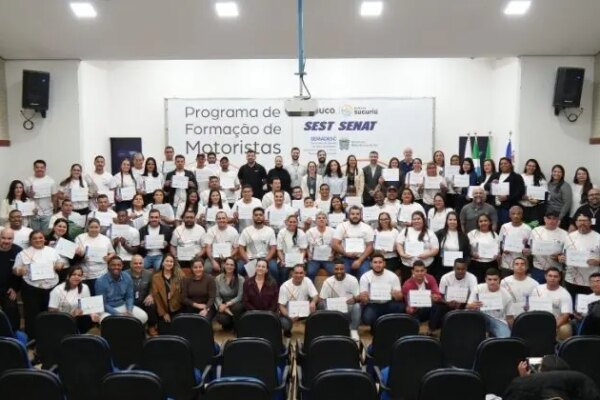 Arauco conclui primeira turma de formação de motoristas para o Projeto Sucuriú em Mato Grosso do Sul