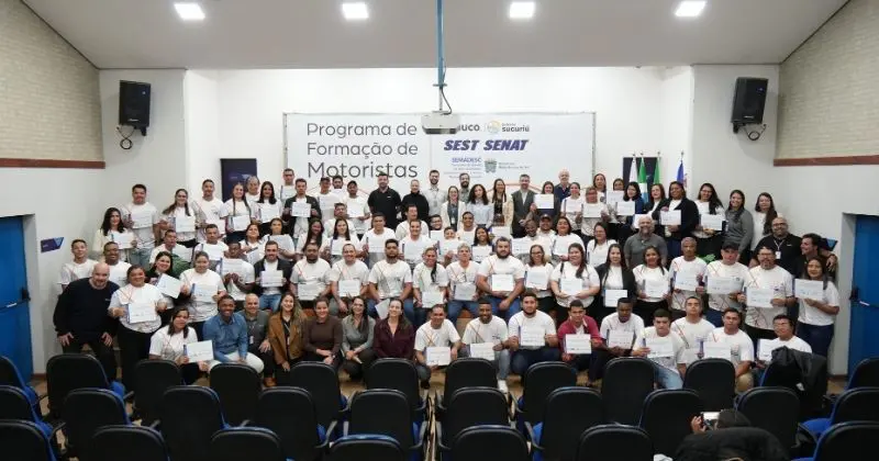 Arauco conclui primeira turma de formação de motoristas para o Projeto Sucuriú em Mato Grosso do Sul