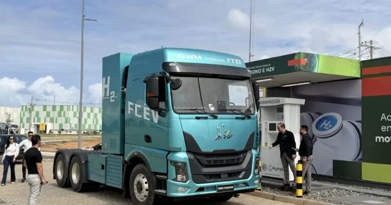 GWM projeta R$ 20 milhões em vendas de caminhões no Brasil após primeiro abastecimento com hidrogênio verde