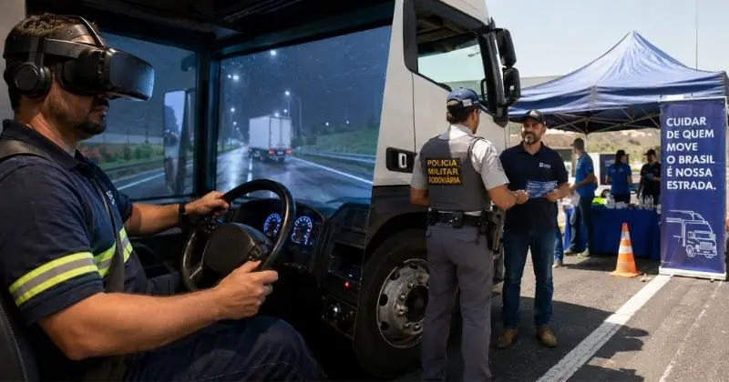 JSL e Via Raposo realizam ações de conscientização e segurança no Dia do Motorista