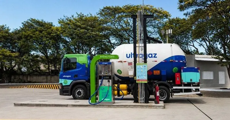 Estação de biometano em Paulínia, SP, amplia uso de combustível renovável no transporte pesado da Ultragaz