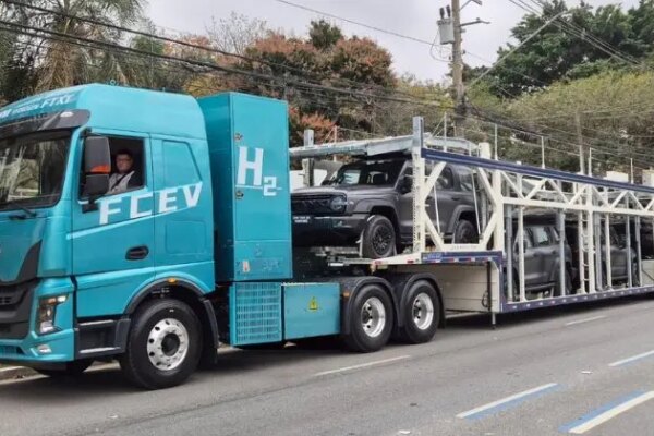 GWM realiza primeiro transporte de carga com caminhão a hidrogênio da América Latina