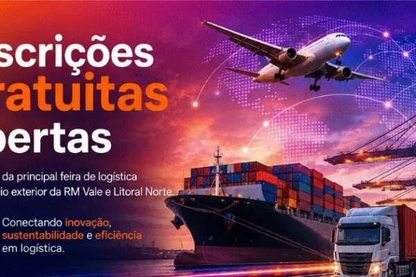 Inscrições para a LogVale 2026 já estão abertas. Feira acontece em São José dos Campos, SP