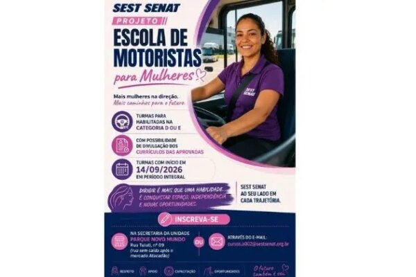 Mulheres motoristas: LOTS Group e SEST SENAT abrem nova turma em São Paulo