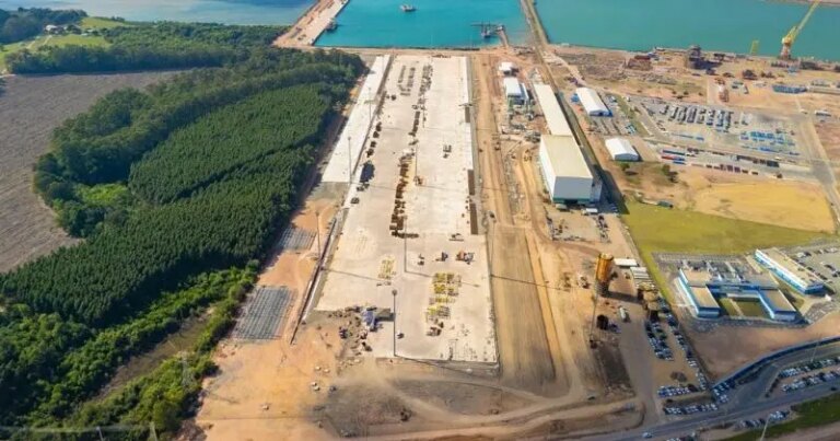 Suzano adquire 10% do empreendimento portuário Imetame Logística Porto, em construção no Espírito Santo